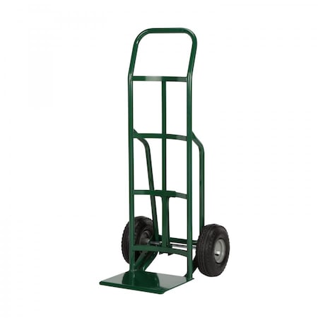 Shovel Nose Hand Truck, 8 Solid Rubber, Folding Foot Kick